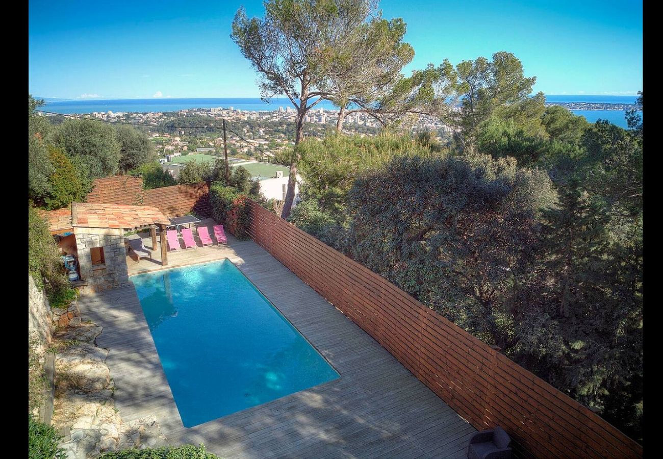 Maison à Vallauris - FRGK Villa Le Petit Bois Panoramic View, Lush Ga