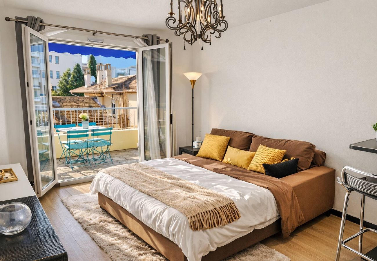 Studio à Antibes - FRGK Wilson PalaceAC WIFI FIBRE Terra