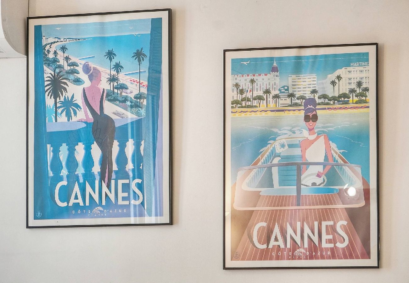 Appartement à Cannes - FRGK Clemenceau 1BR Beach Apartment AC & Ultra-F