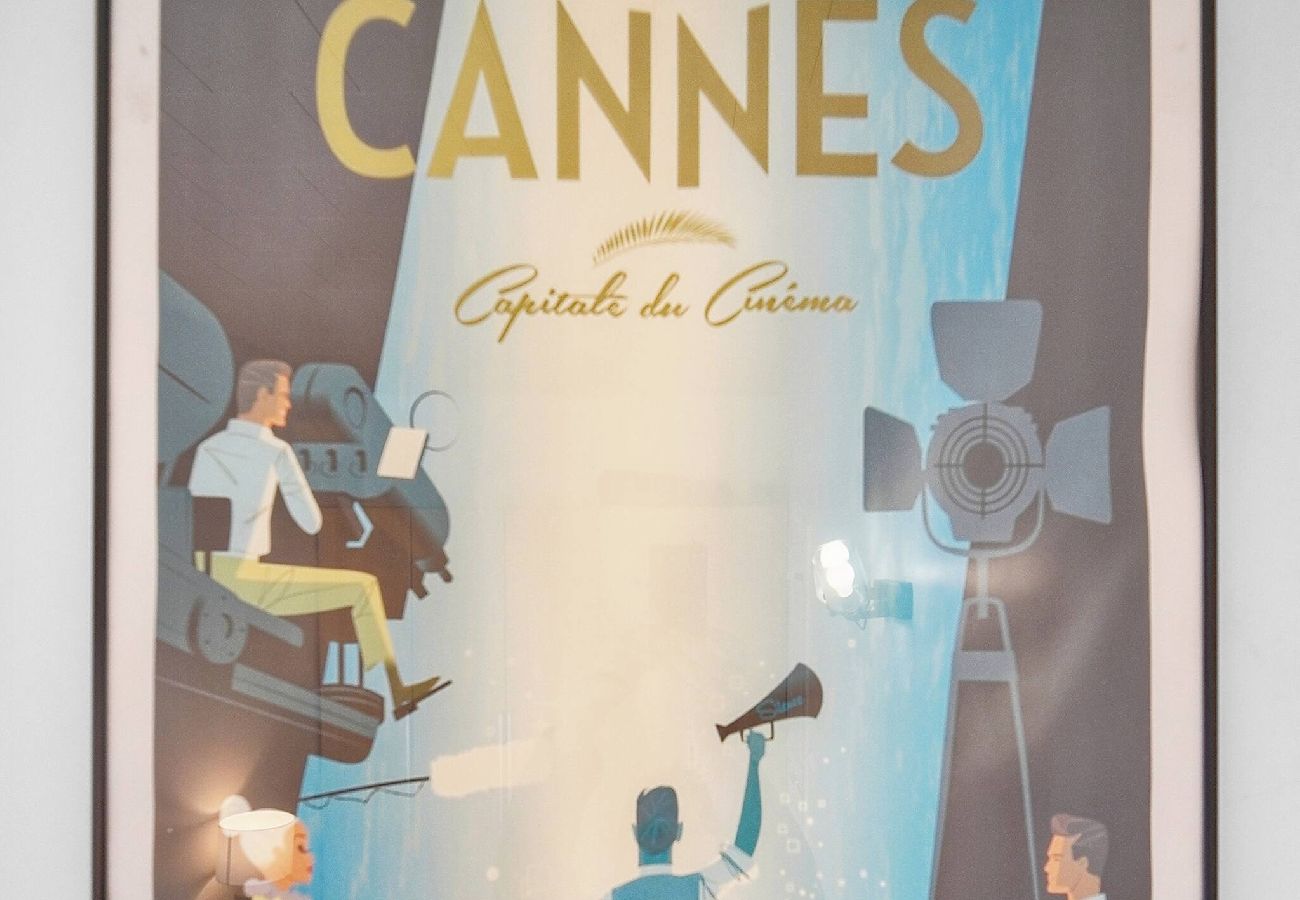 Appartement à Cannes - FRGK Clemenceau 1BR Beach Apartment AC & Ultra-F