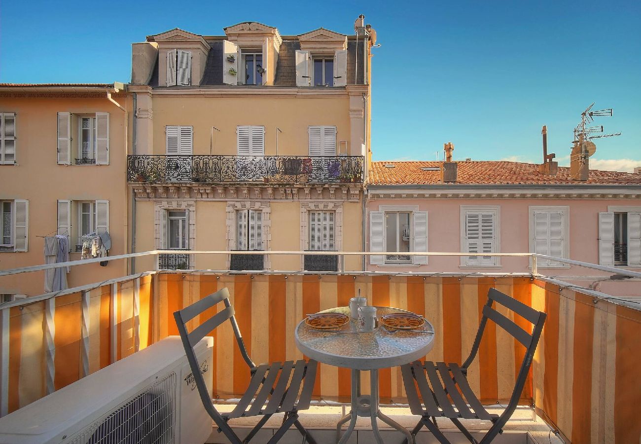 Appartement à Cannes - FRGK Elegant studio CLEMENCEAU terrace WIFI