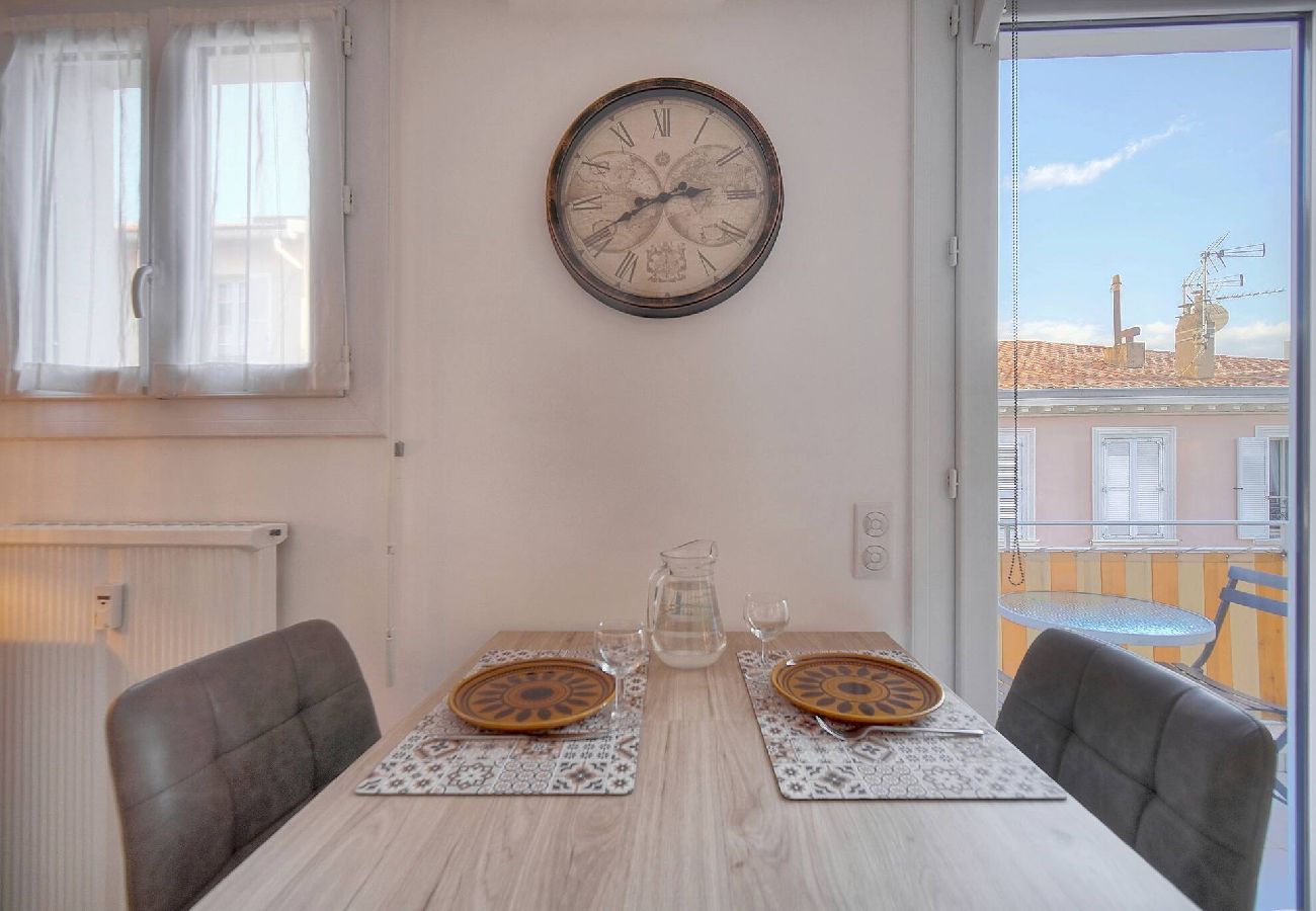 Appartement à Cannes - FRGK Elegant studio CLEMENCEAU terrace WIFI