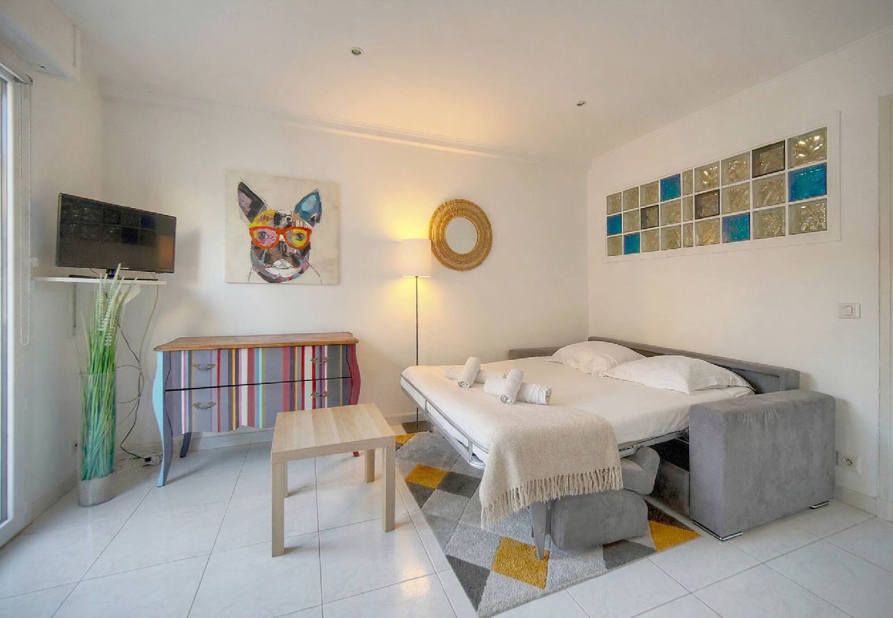 Appartement à Cannes - FRGK Elegant studio CLEMENCEAU terrace WIFI