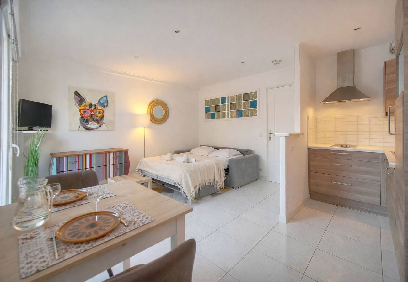 Appartement à Cannes - FRGK Elegant studio CLEMENCEAU terrace WIFI