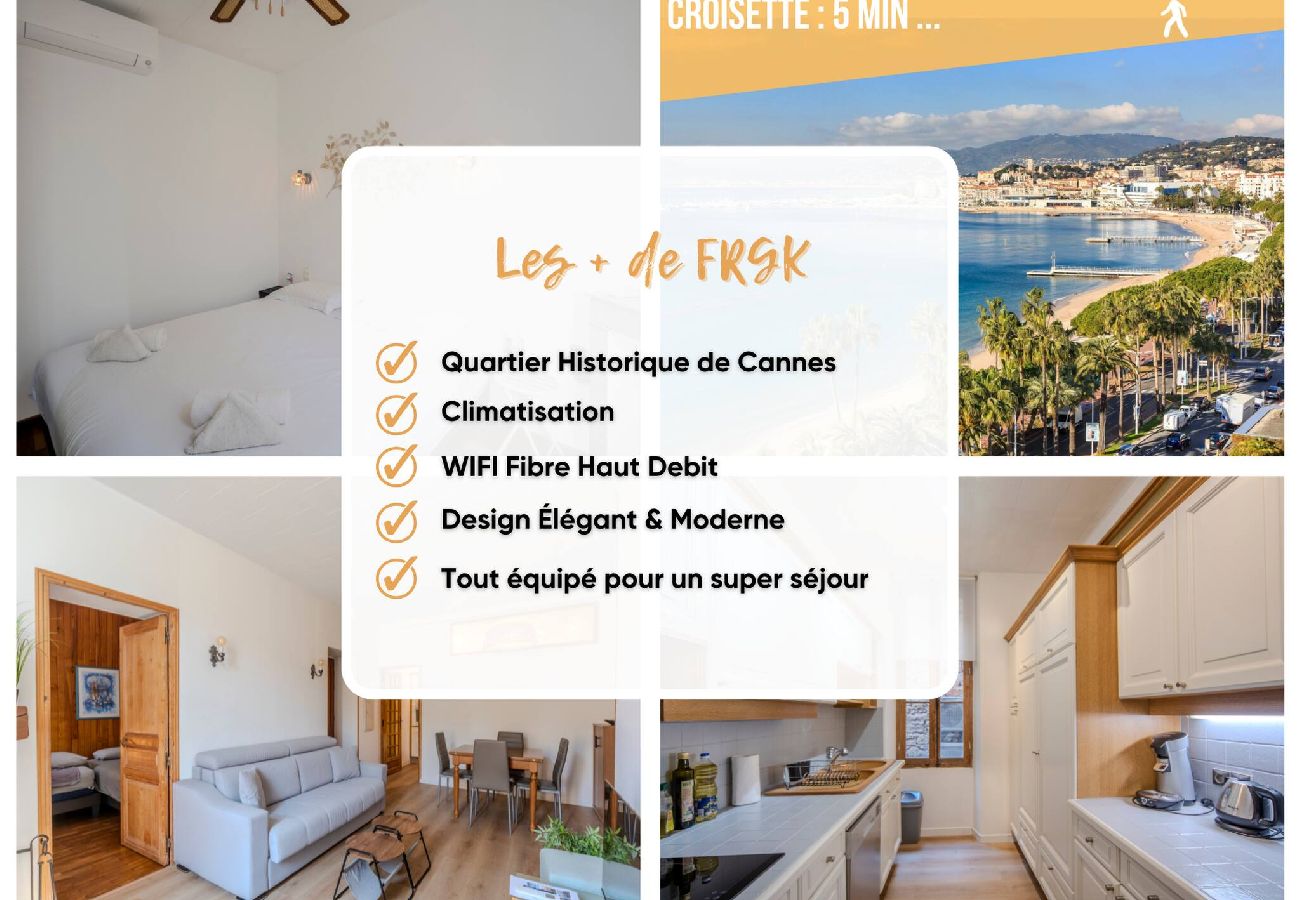 Appartement à Cannes - FRGK Suquet Olivier Historic 3 BR Charm UltraFas
