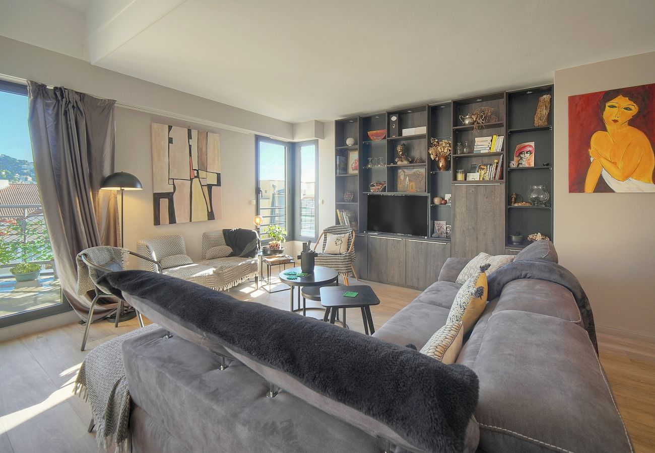 Appartement à Cannes - FRGK Air-Conditioned Duplex with Terrace Secure