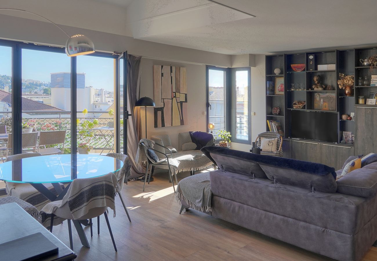 Appartement à Cannes - FRGK Air-Conditioned Duplex with Terrace Secure