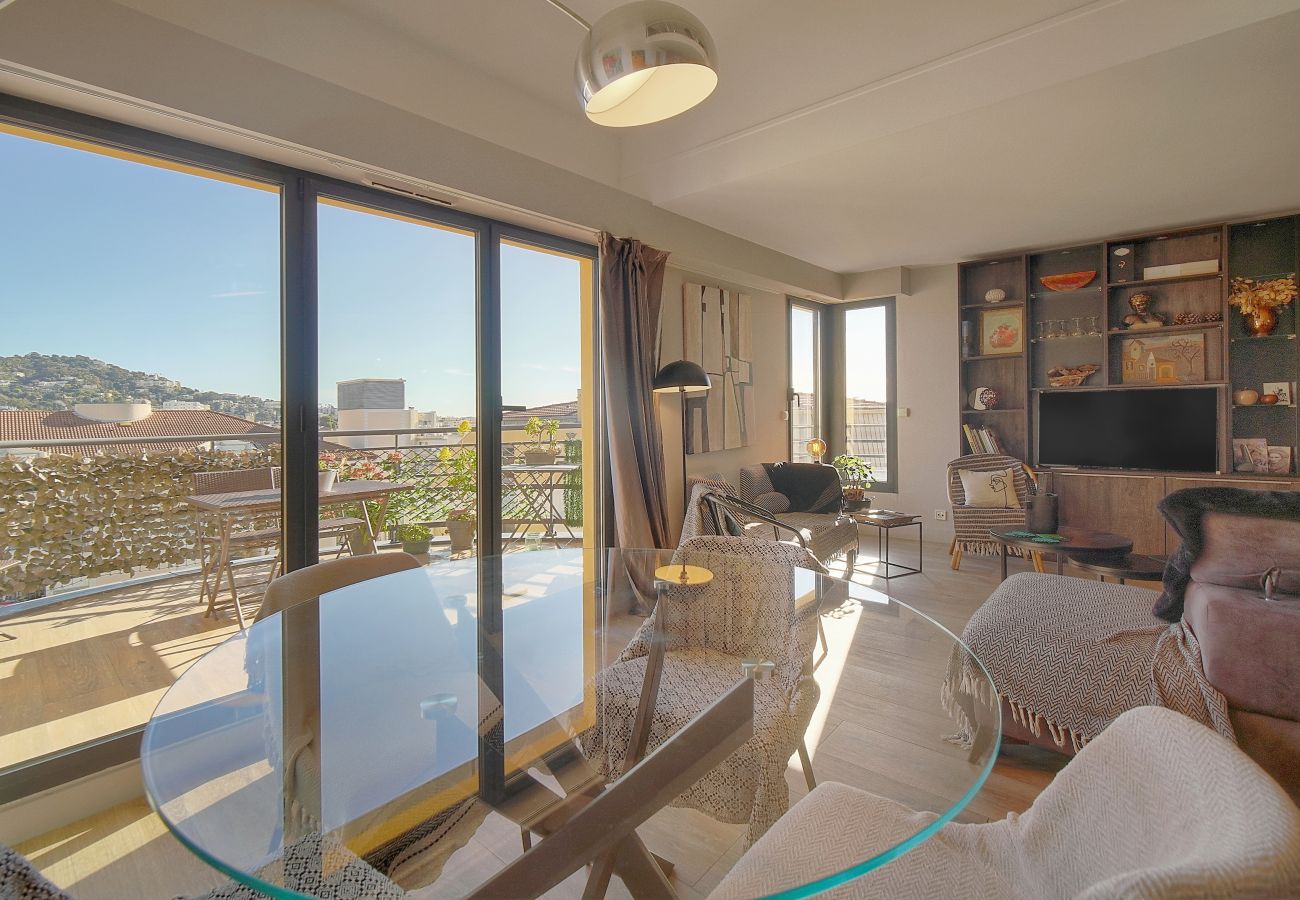 Appartement à Cannes - FRGK Air-Conditioned Duplex with Terrace Secure