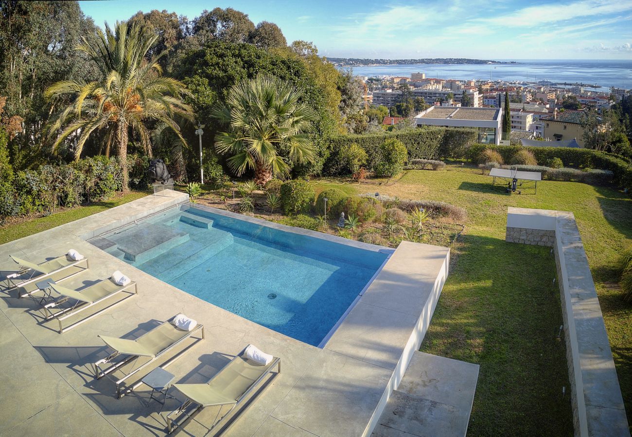 Villa à Vallauris - Luxury Sea View Villa 4 Bedrooms Private