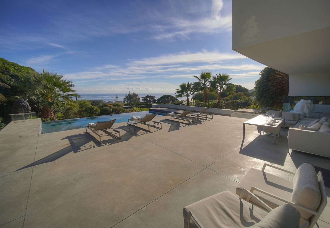 Villa à Vallauris - Luxury Sea View Villa 4 Bedrooms Private