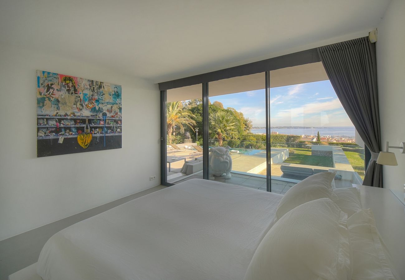 Villa à Vallauris - Luxury Sea View Villa 4 Bedrooms Private