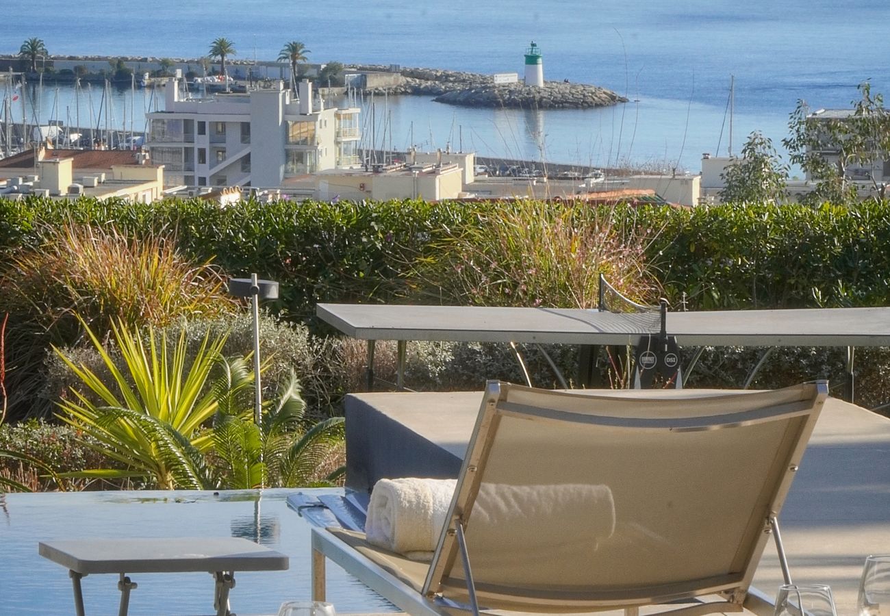 Villa à Vallauris - Luxury Sea View Villa 4 Bedrooms Private