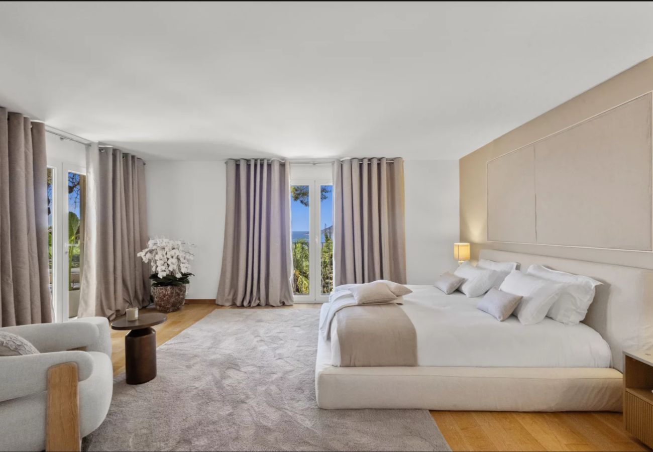 Villa à Cannes - FRGK Luxury Sea View Villa ANITA Heated Pool 7 Bed