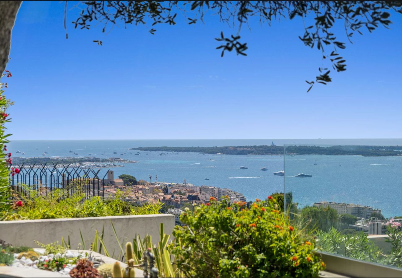Villa à Cannes - FRGK Luxury Sea View Villa ANITA Heated Pool 7 Bed