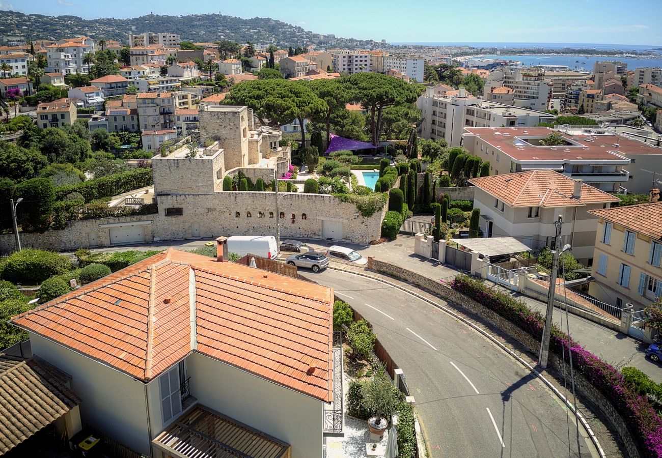Villa à Cannes - Villa Pont Saint-Victor Piscine Privée 4 Chambres