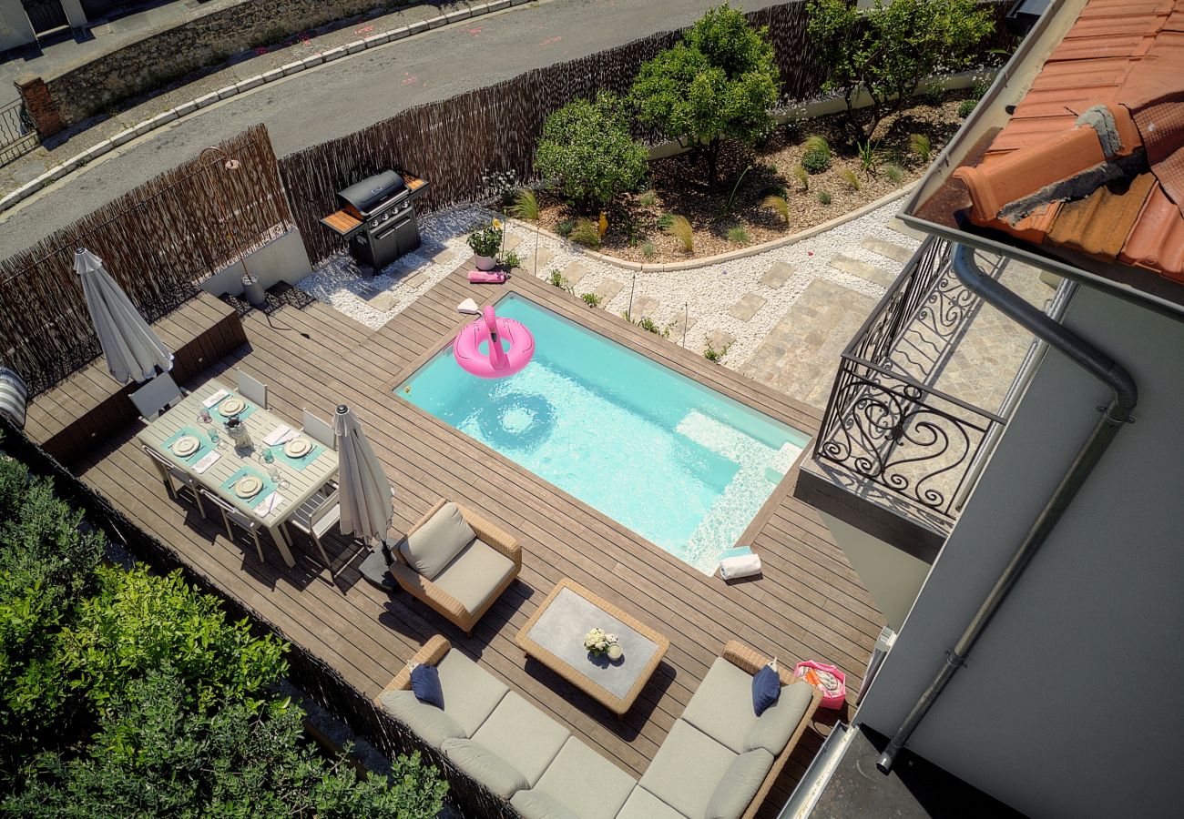 Villa à Cannes - Villa Pont Saint-Victor Piscine Privée 4 Chambres