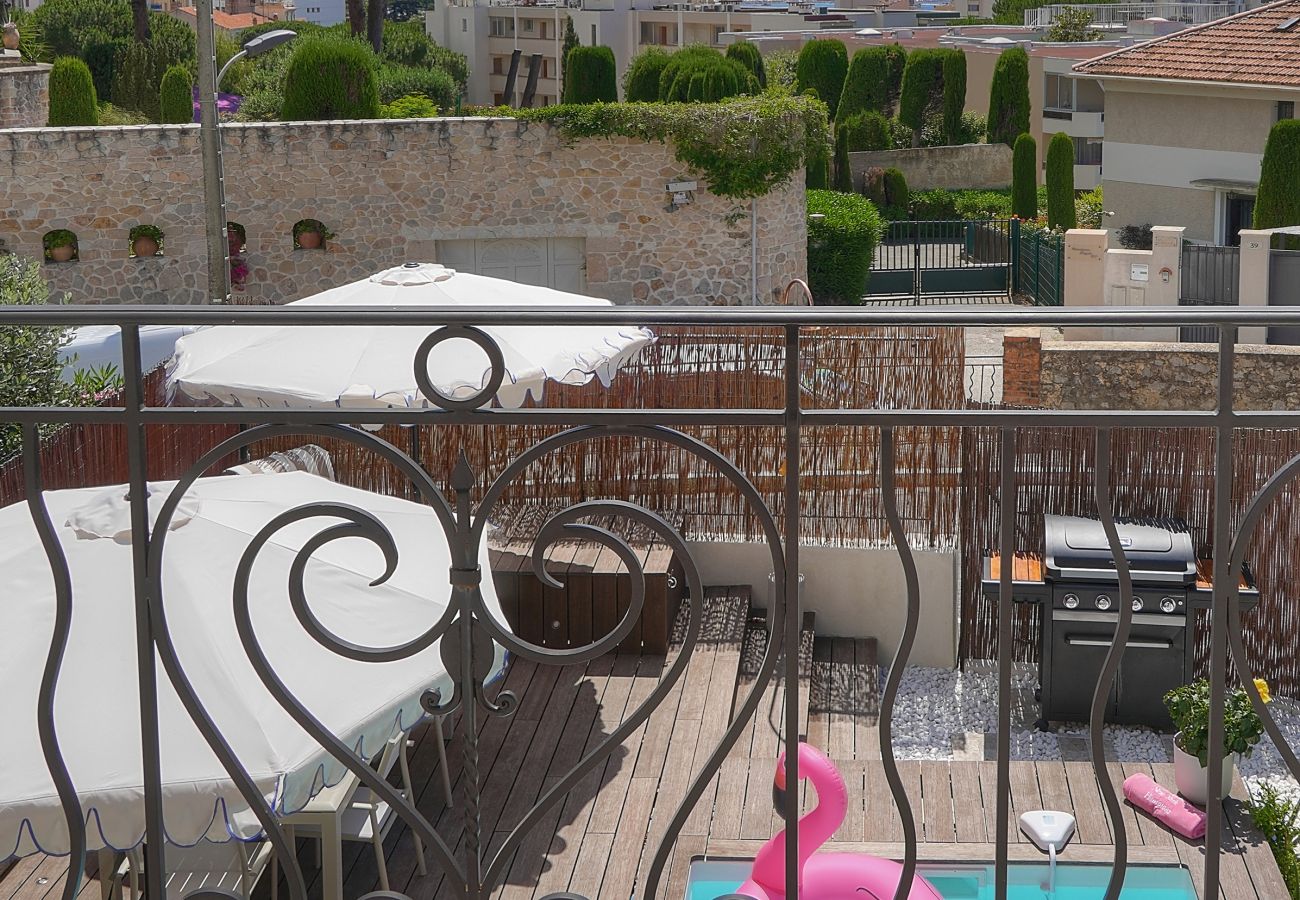 Villa à Cannes - Villa Pont Saint-Victor Piscine Privée 4 Chambres