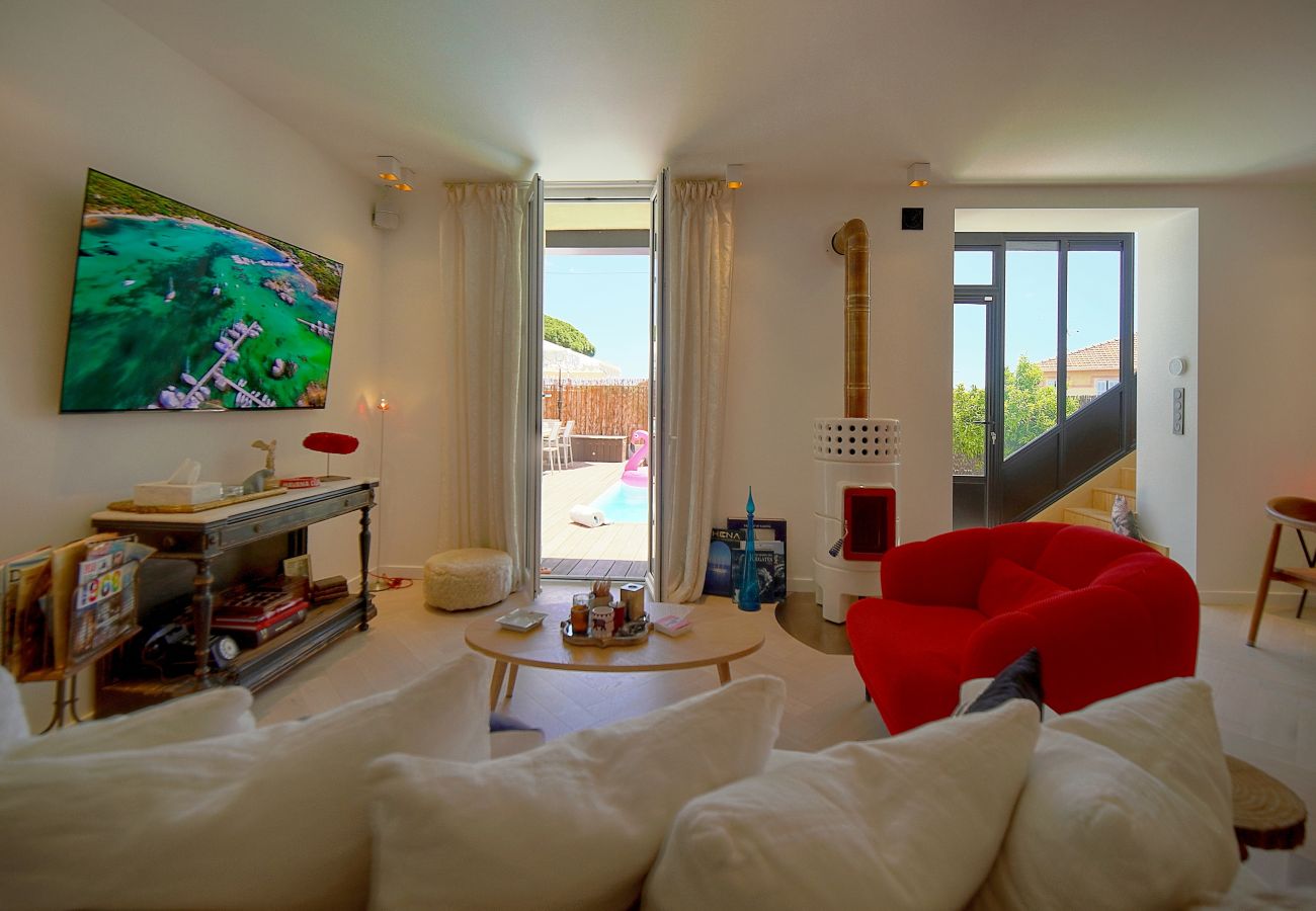 Villa à Cannes - Villa Pont Saint-Victor Piscine Privée 4 Chambres