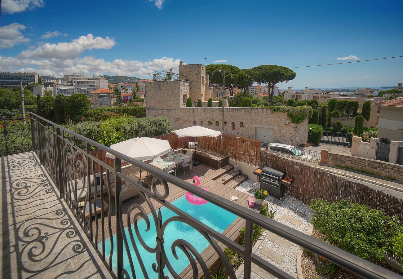 Villa à Cannes - Villa Pont Saint-Victor Piscine Privée 4 Chambres