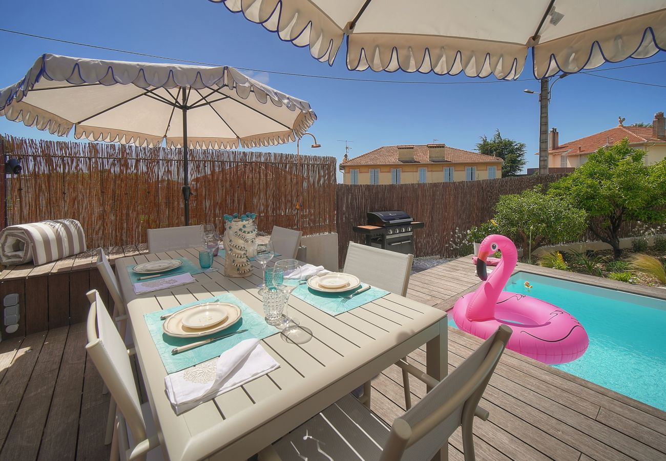 Villa à Cannes - Villa Pont Saint-Victor Piscine Privée 4 Chambres